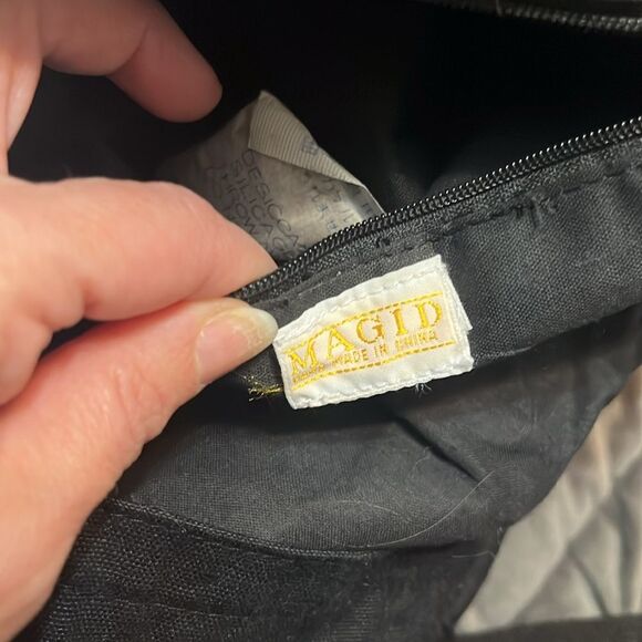 Magid Handmade Beaded Embellished Coastal Fish Tropical Black Tote Shoulder Bag - Picture 12 of 12